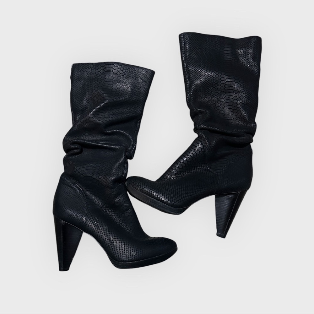 Carlos by Carlos Santana black heeled boots